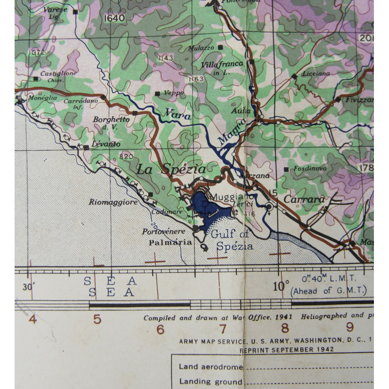 Carte, TORINO, Italie, 1942, N.E. 44/6