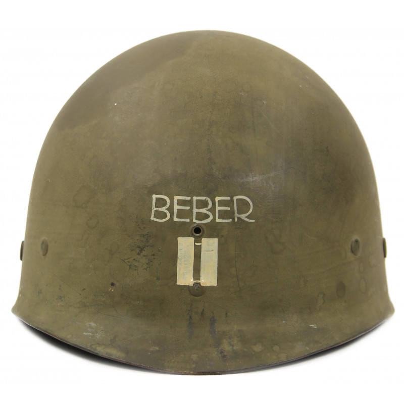 Sous-casque M1 (liner), Firestone, Captain, nominatif Sous-casque M1 (liner), Firestone, Captain, nominatif