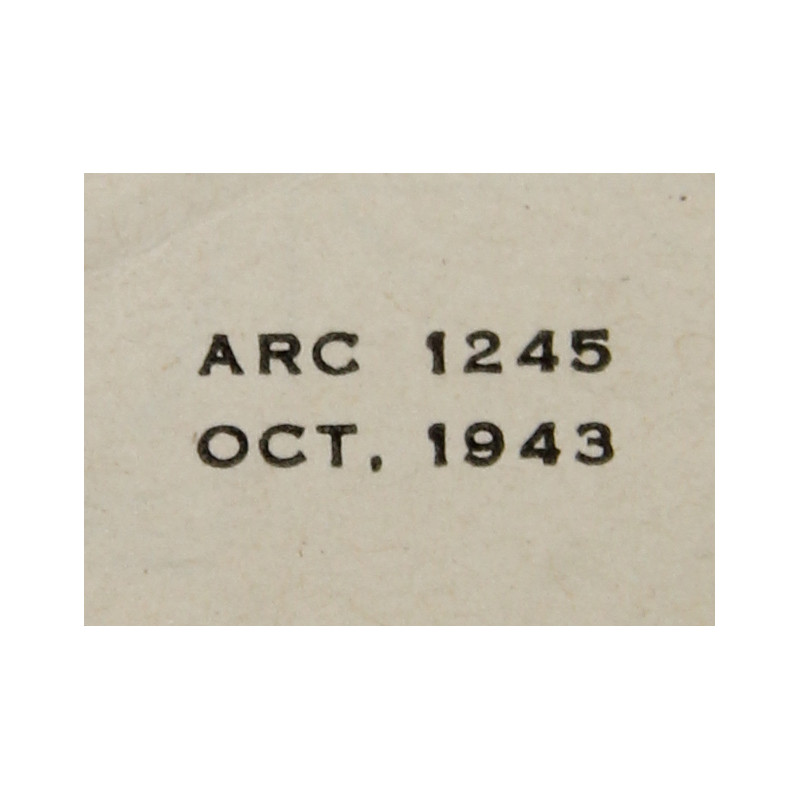 Dépliant, American Red Cross, 1943