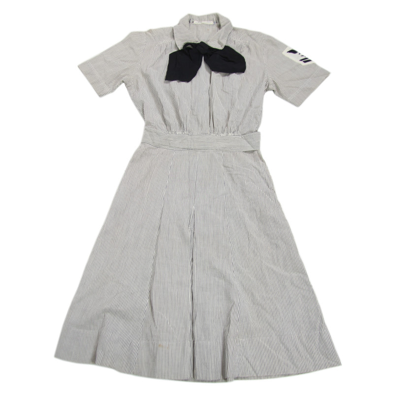 Dress, US Navy, WAVES, Seersucker, Y2c Grace Walsh Dress, US Navy, WAVES, Seersucker, Y2c Grace Walsh