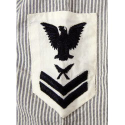 Blouse, US Navy, WAVES, Seersucker, Y2c Grace Walsh