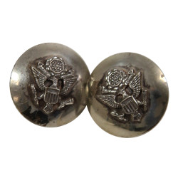 Boucles d'oreilles US Army en argent