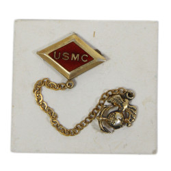 Broche, Sweetheart, USMC, Sterling