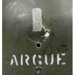 Sous-casque M1 (liner), FIRESTONE, 1st Lieutenant, A washers verts, nominatif