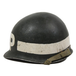 Helmet, M1, Military Police (MP), Liner WESTINGHOUSE, 42nd Infantry Division