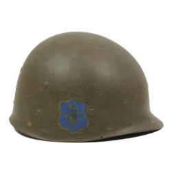 Helmet, M1, Military Police (MP), Liner WESTINGHOUSE, 42nd Infantry Division
