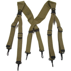Suspenders, Belt, M-1936, HOOSIER T. & C. BOS. CO. 1942, Mint condition