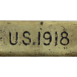 Couteau de tranchée, Knuckle Knife M-1918, Au Lion + fourreau en cuir et métal