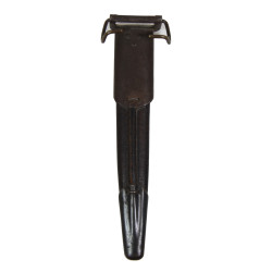 Knife, Trench, M-1918, Au Lion + Theater-made Leather and Metal Sheath