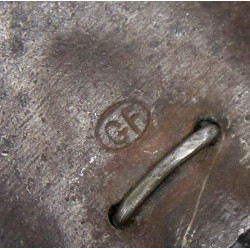Couteau de tranchée, Knuckle Knife M-1918, Au Lion + fourreau en cuir et métal