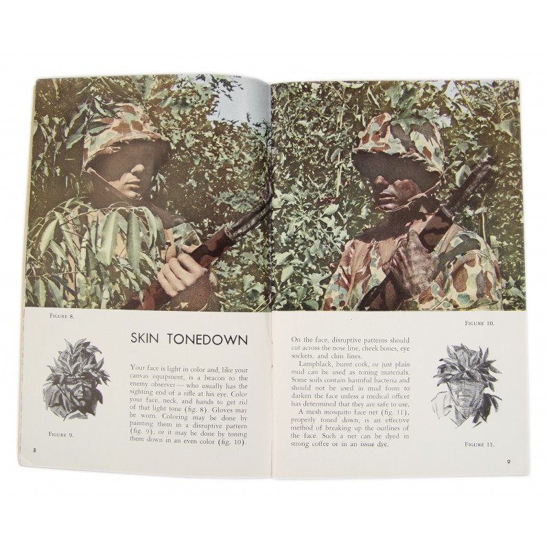Manuel de campagne, FM 5-20 A, Camouflage of Individuals and Infantry Weapons, 1944
