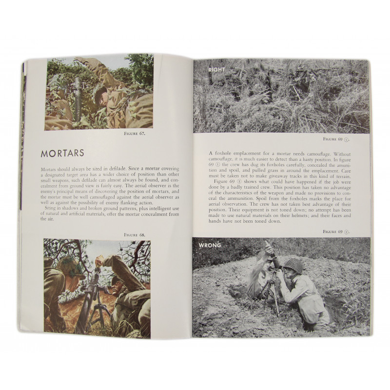 Manuel de campagne, FM 5-20 A, Camouflage of Individuals and Infantry Weapons, 1944