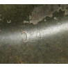 Casque M1, pattes fixes, 2nd Lieutenant, impacté