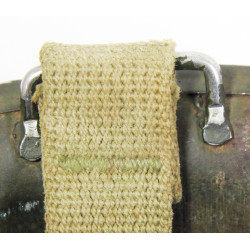 Casque M1, pattes fixes, 2nd Lieutenant, impacté