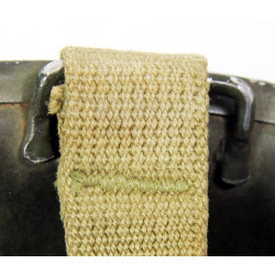 Casque M1, pattes fixes, 2nd Lieutenant, impacté