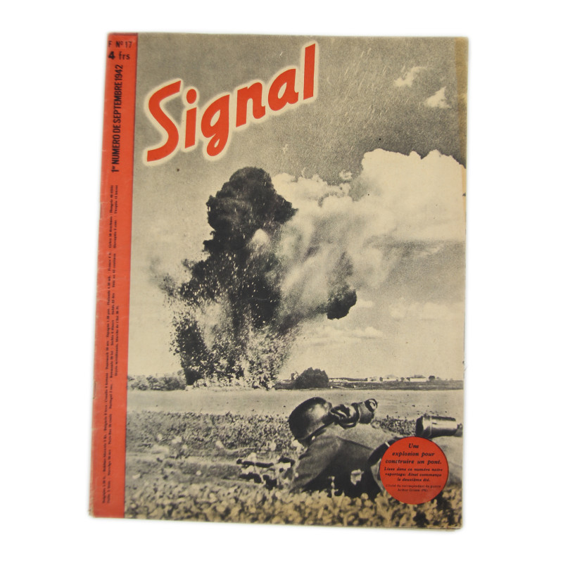 Magazine, Signal, N°1, septembre 1942, édition française Magazine, Signal, N°1, septembre 1942, édition française