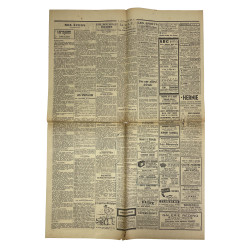 Journal belge, La Dernière Heure, 7 octobre 1944