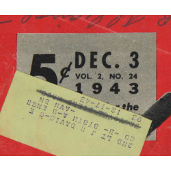 Magazine, YANK, December 3, 1943