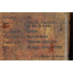 Can, Oil, Carbine, USM1, Blake Mfg. Corp.
