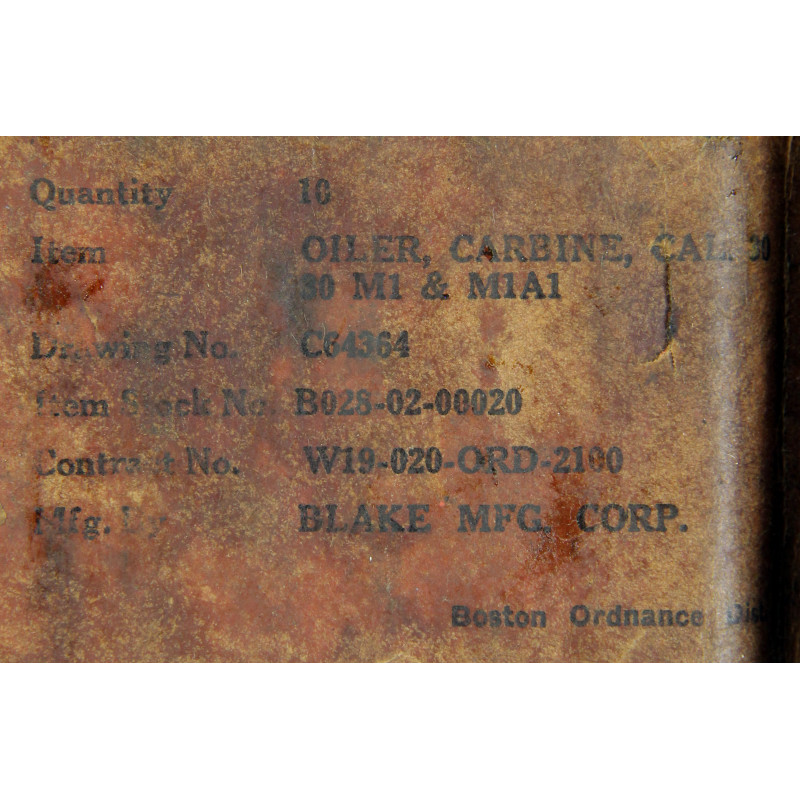 Can, Oil, Carbine, USM1, BLAKE MFG. CORP.