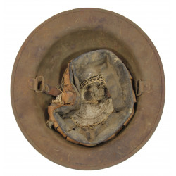 Helmet, M-1917, Co. K, 320th Inf. Reg., 80th Infantry Division, Somme, Meuse-Argonne, St. Mihiel