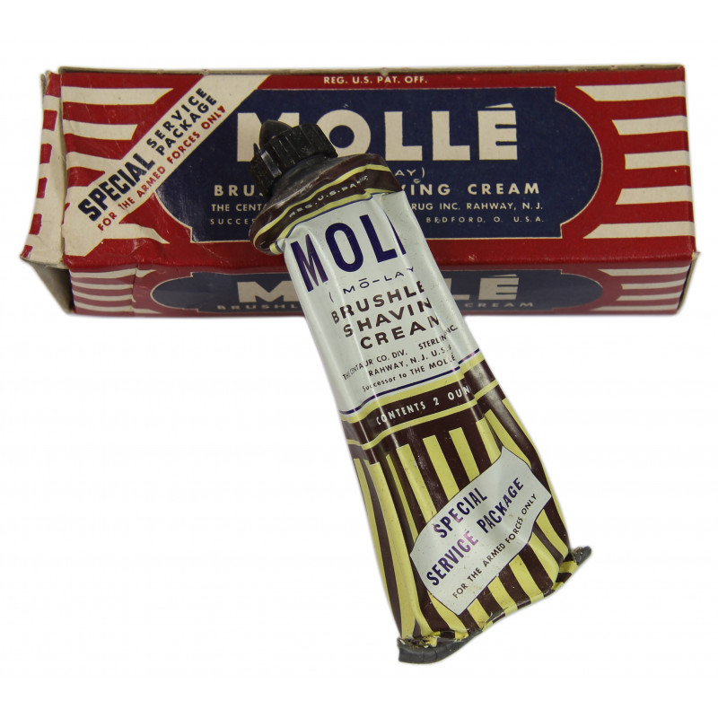 Mousse à raser MOLLÉ, "Special Service Package - For The Armed Forces Only"