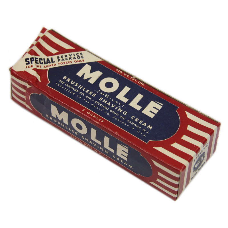 Mousse à raser MOLLÉ, "Special Service Package - For The Armed Forces Only"