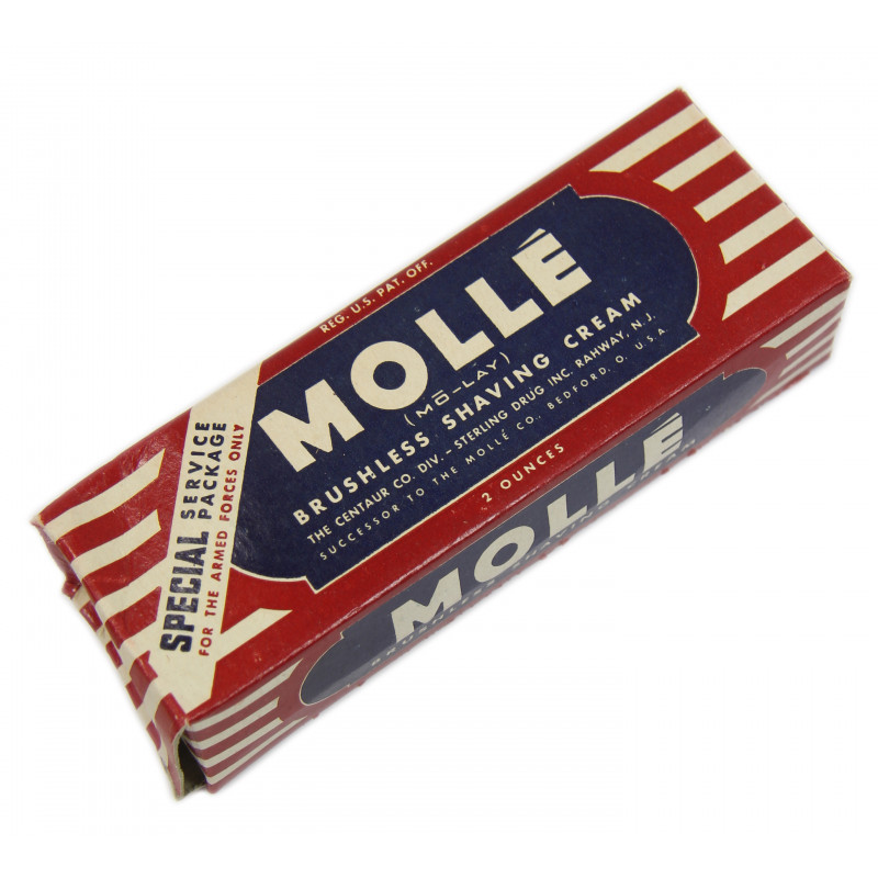 Mousse à raser MOLLÉ, "Special Service Package - For The Armed Forces Only"