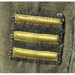 Chemise moutarde, US Army, 100th Infantry Division, 14 1/2 x 32