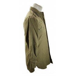 Chemise moutarde, US Army, 100th Infantry Division, 14 1/2 x 32