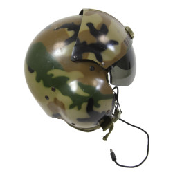 Casque de vol APH-5, pilote d'hélicoptère, 1971, US Army, Viêt-Nam, camouflé