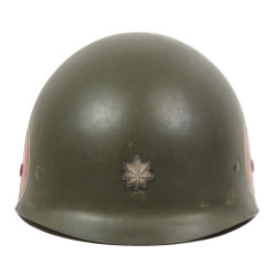 Helmet, M1, Fixed Loops, Colonel, IMP Inc. Liner, 7th Infantry Division