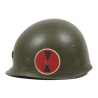 Casque M1, pattes fixes, Colonel, liner IMP Inc., 7th Infantry Divsion