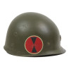 Casque M1, pattes fixes, Colonel, liner IMP Inc., 7th Infantry Divsion