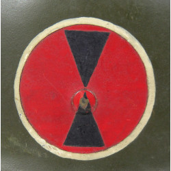 Helmet, M1, Fixed Loops, Colonel, IMP Inc. Liner, 7th Infantry Division