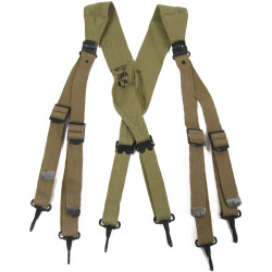 Suspenders, M-1936, U.S. VARIED 1942, NOS, Two-tone