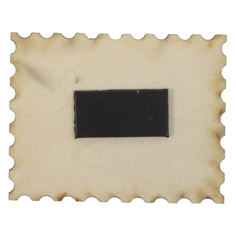 Magnet 3D, en bois, Dead Man's Corner