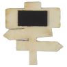 Magnet pancartes, en bois, D-Day Experience Museum