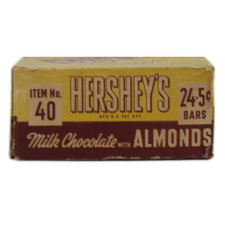 Boîte de barres chocolatées, HERSHEY'S, vide