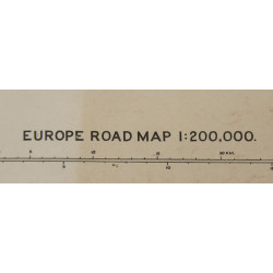 Map, British, CHERBOURG-ROUEN, Normandy, 1941, Annoted, Utah, Omaha Beach