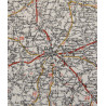 Carte, CHERBOURG-ROUEN, Normandie, 1941, annotée, Utah, Omaha Beach Carte, CHERBOURG-ROUEN, Normandie, 1941, annotée, Utah, Omaha Beach