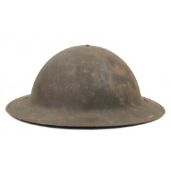 Casque M-1917, 7th Infantry Division, Saint-Mihiel, impacté