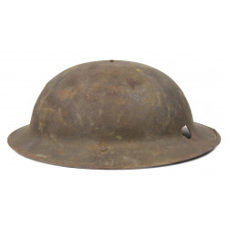 Casque M-1917, 7th Infantry Division, Saint-Mihiel, impacté