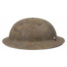 Casque M-1917, 7th Infantry Division, Saint-Mihiel, impacté