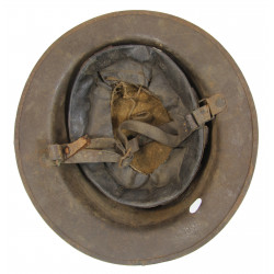 Casque M-1917, 7th Infantry Division, Saint-Mihiel, impacté