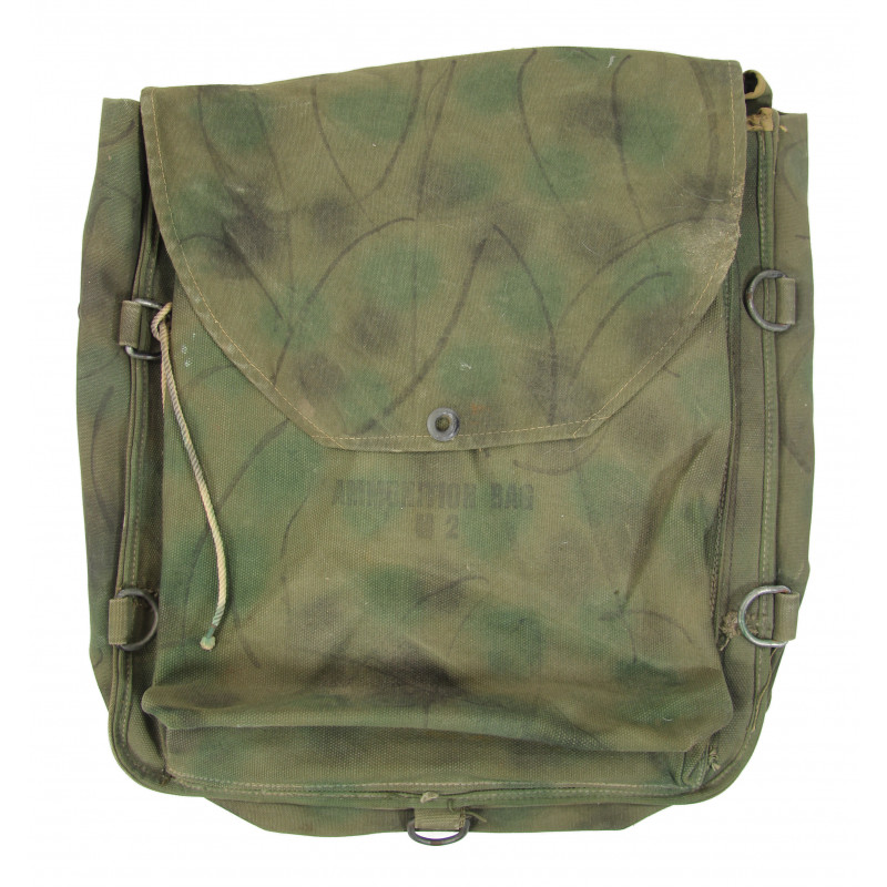 Bag, Ammunition, M2, US Army, Modified, Camouflaged Bag, Ammunition, M2, US Army, Modified, Camouflaged