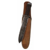 Knife, Fighting, Custom-Made, with Leather Sheath, Named