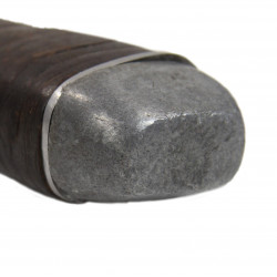 Couteau de combat artisanal, avec fourreau en cuir, nominatif