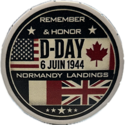 Boite métal, mégots, Remember & Honor