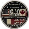 Boite métal, mégots, Remember & Honor